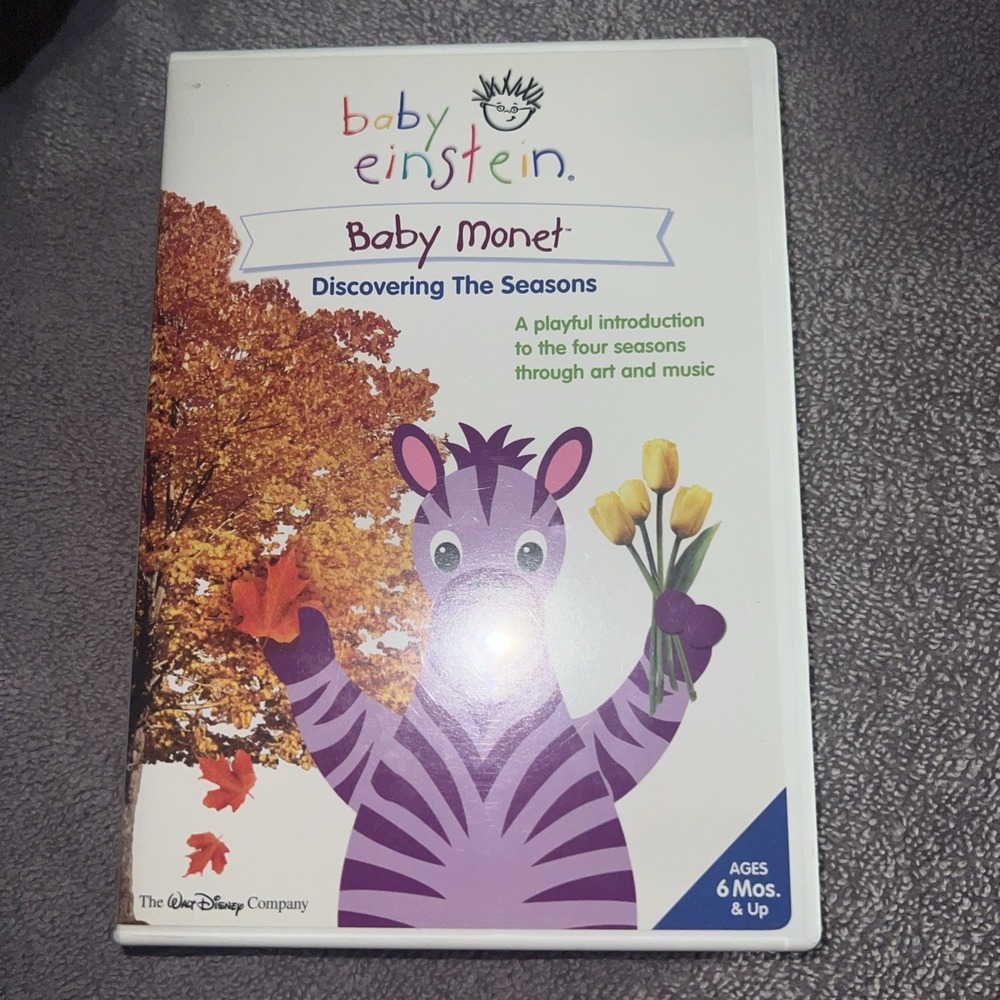 Disney Baby Einstein Baby Monet: Discovering The Seasons‎ (DVD, 2005) Ages 6mo.+